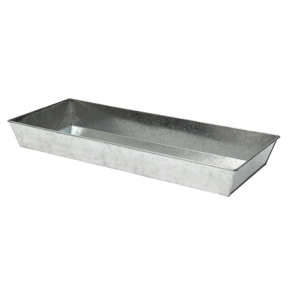 Achla Designs  Antique Galvanized Steel Tray, 24 in