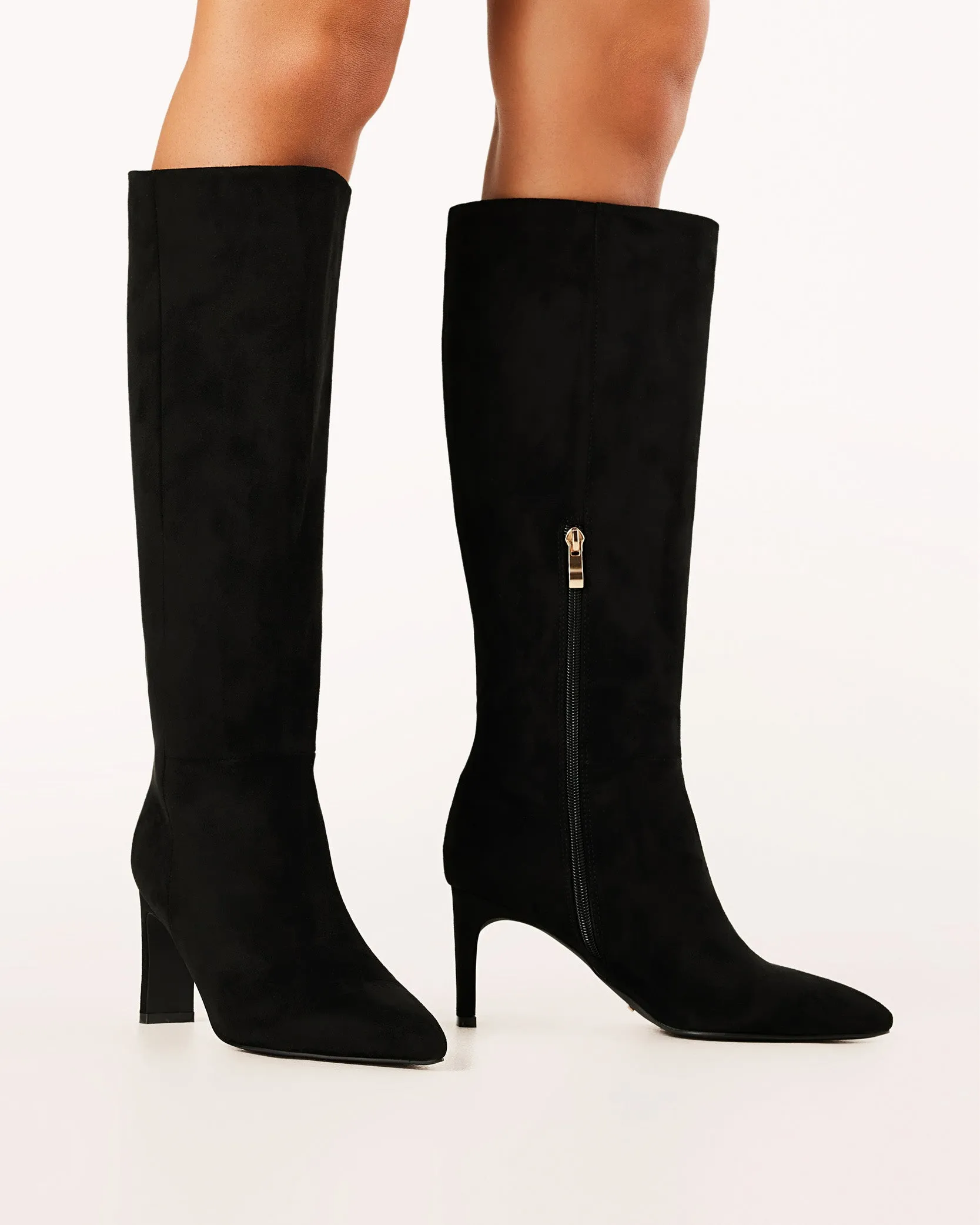 ANTOINETTE  - BLACK SUEDE