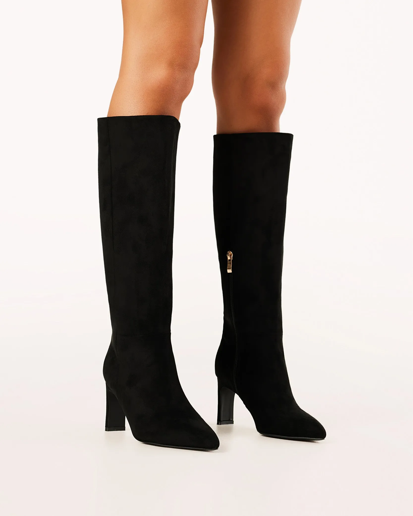 ANTOINETTE  - BLACK SUEDE
