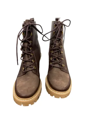 Boots Ankle Heels By A New Day In Brown, Size: 8.5