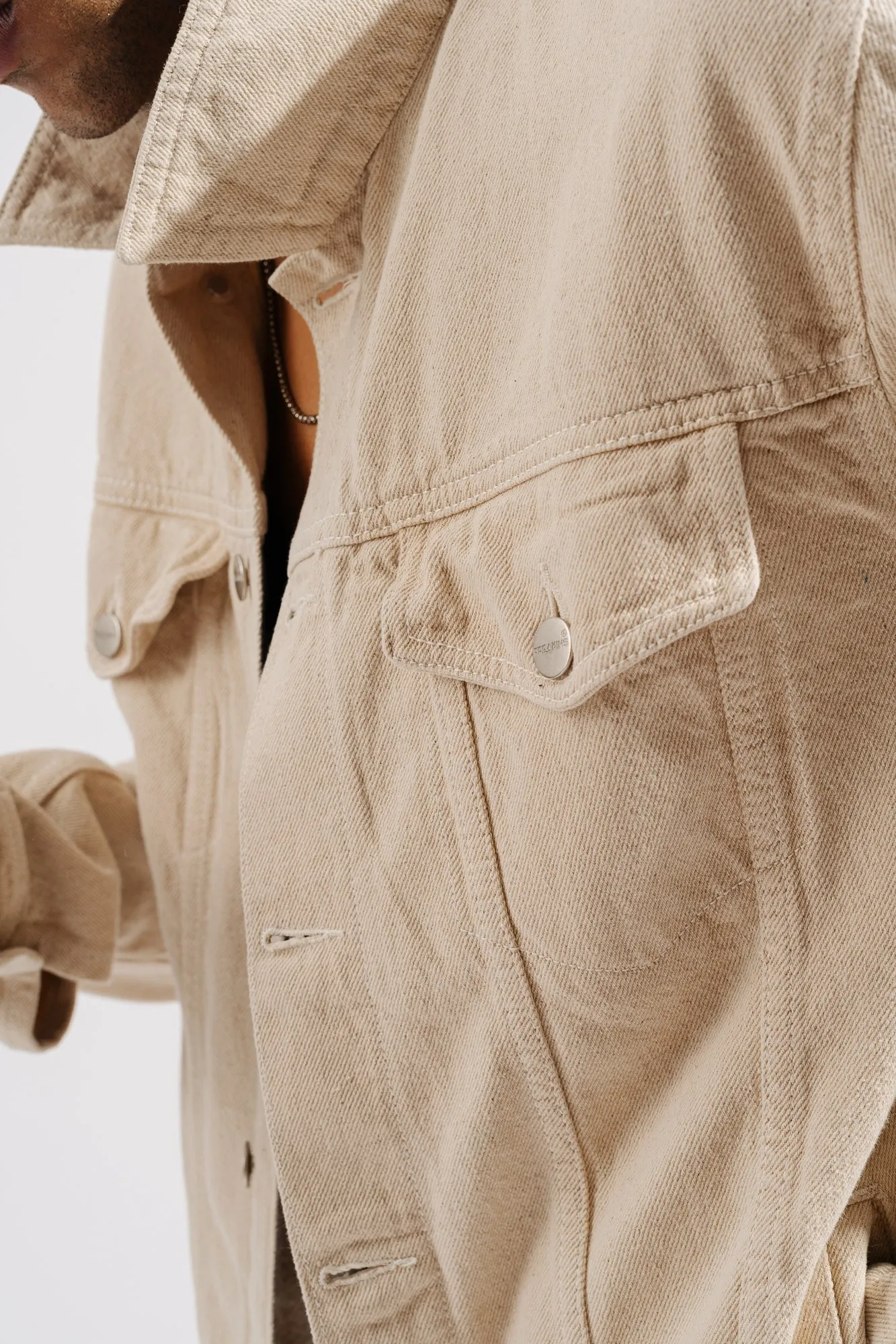 Ecru Classic Men's Trucker Jacket