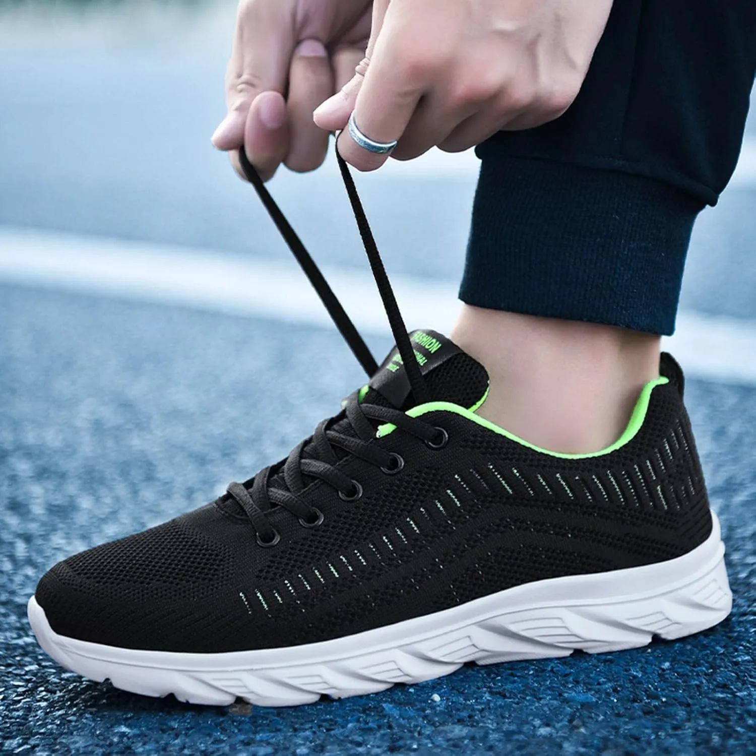 Men's Non Slip Barefoot Minimalist Shoes Hiking Footwear Barefoot Shoe Comfortable & Light-Weight Stretch Shoes