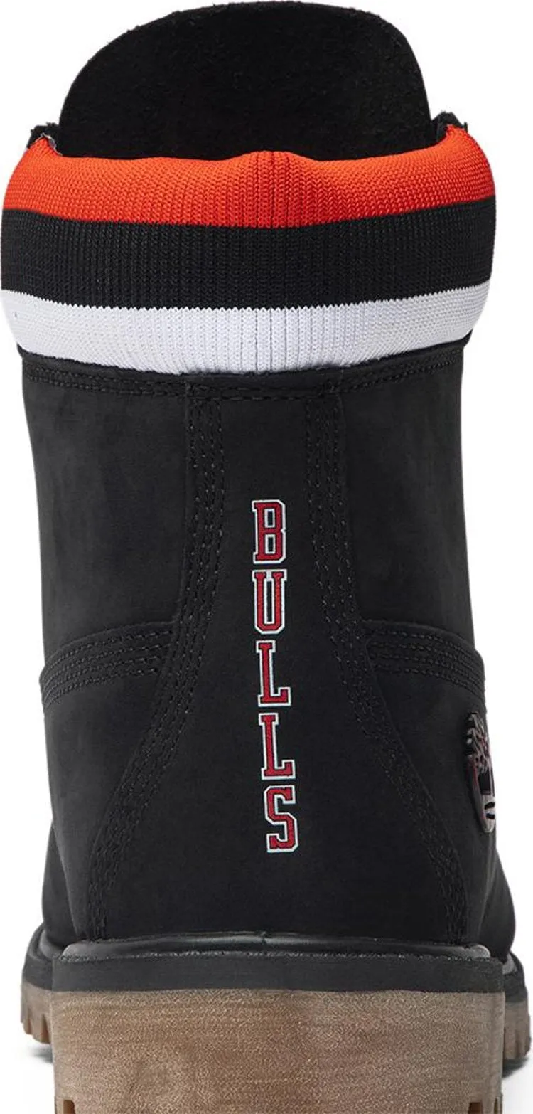 NBA x Mitchell and Ness x 6 Inch Classic Premium Boot Chicago Bulls, black