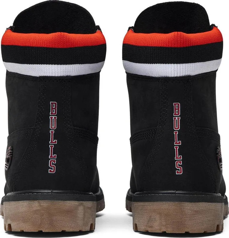 NBA x Mitchell and Ness x 6 Inch Classic Premium Boot Chicago Bulls, black