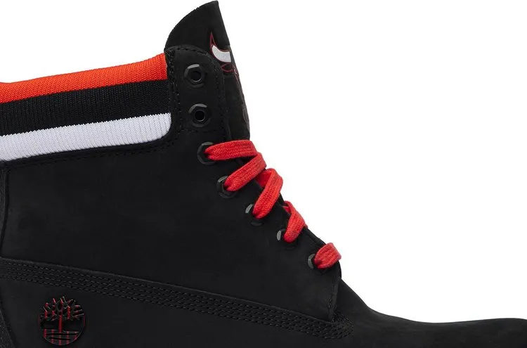 NBA x Mitchell and Ness x 6 Inch Classic Premium Boot Chicago Bulls, black