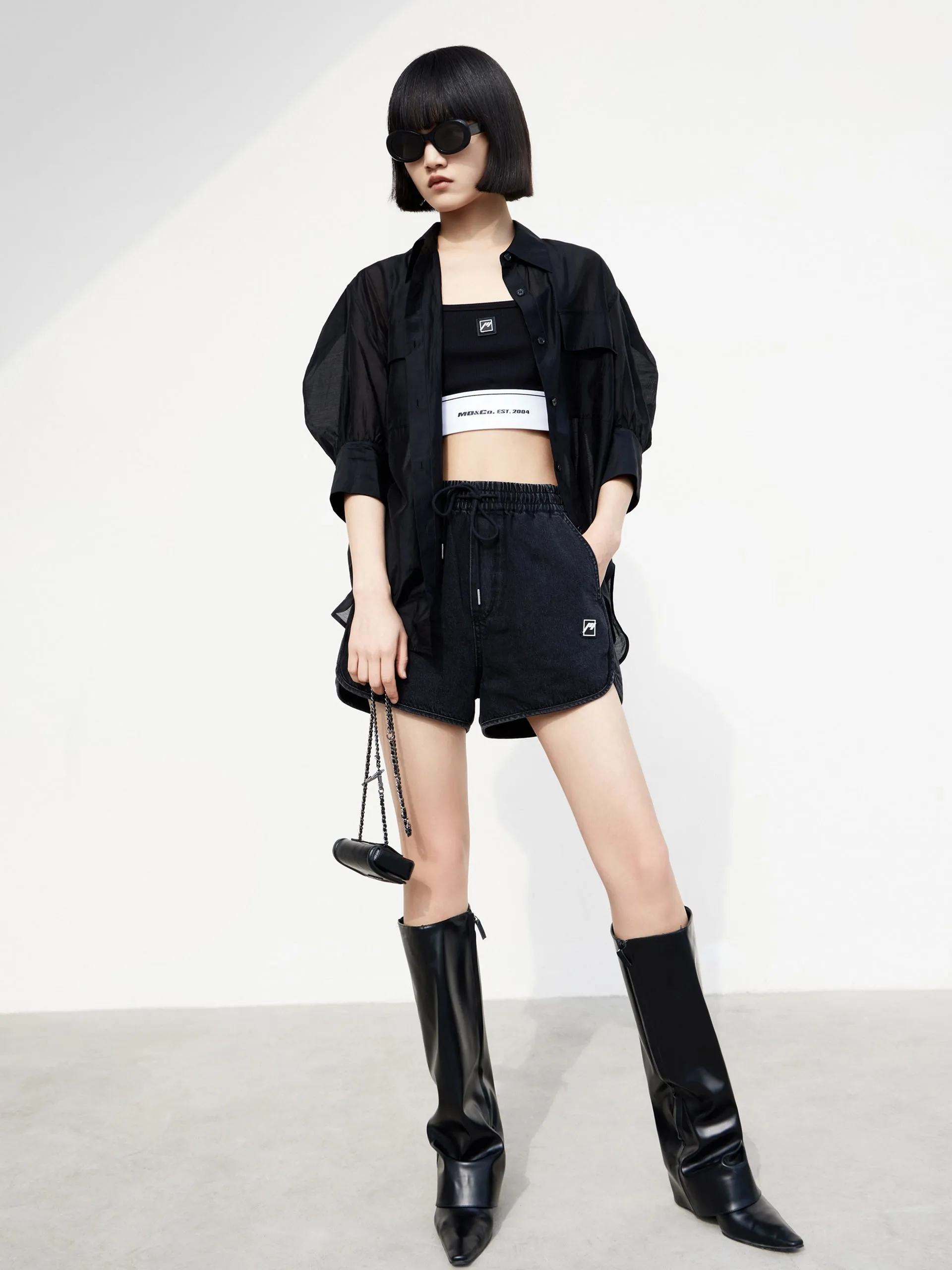 Puff Sleeve Pocket Shirt