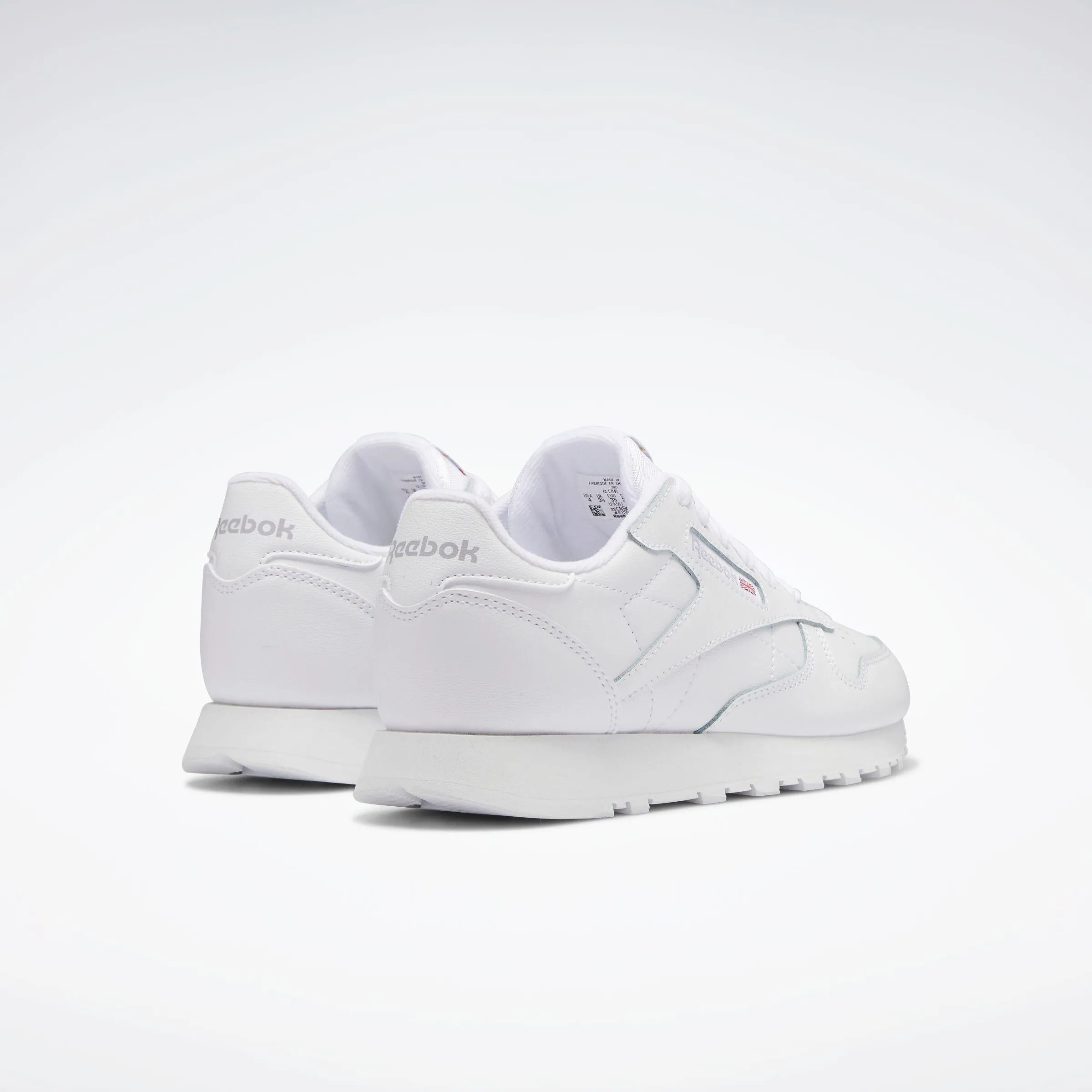 Reebok Footwear Kids Classic Leather Shoes - Grade School FTWWHT/FTWWHT/FTWWHT