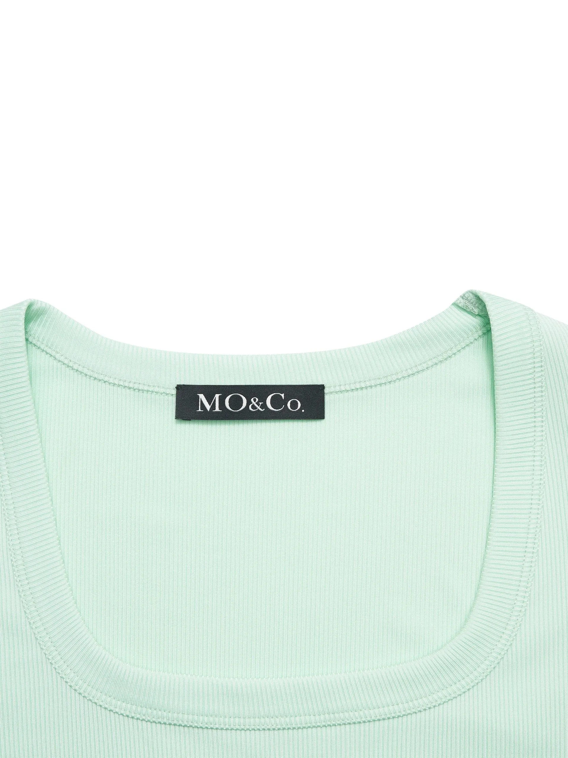 Ribbed Textured Slim Fit T-shirt