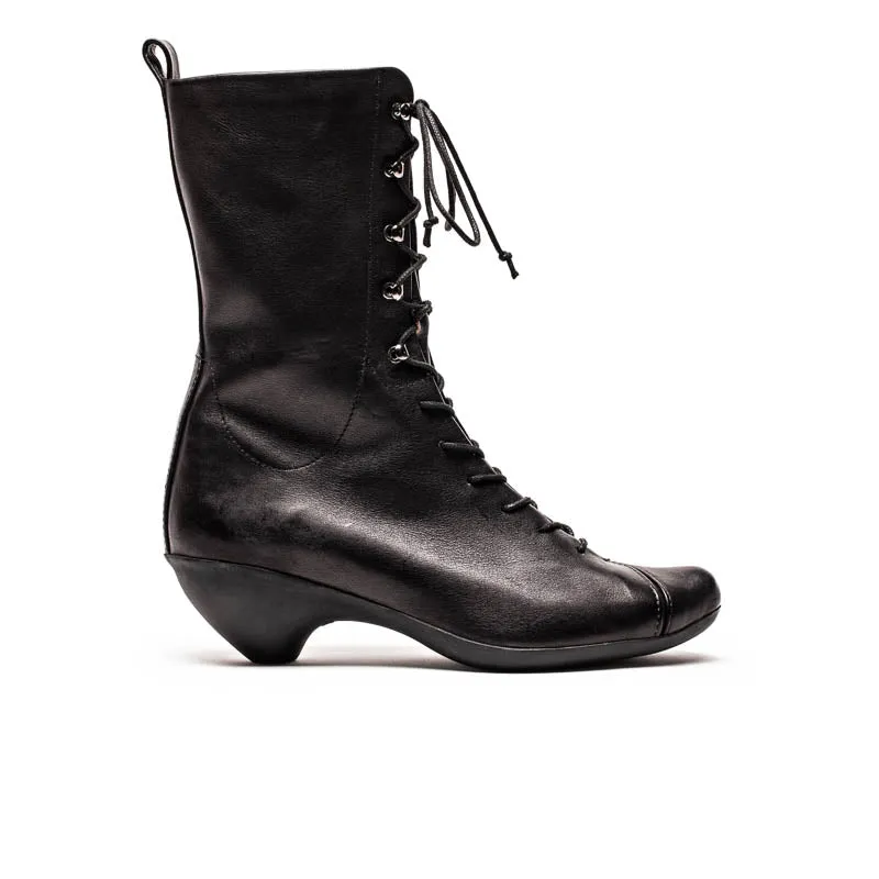 SS25_34 TANYA Smoke | Leather Boots