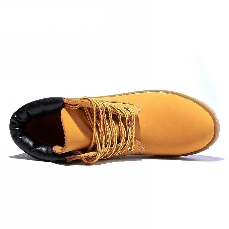 West Louis High Ankle Leather NYC Style Boots