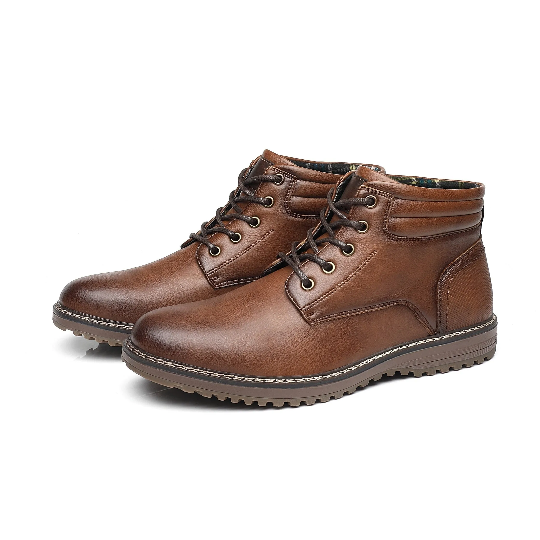 West Louis Luxury Handmade Leather Office Ankle Boots