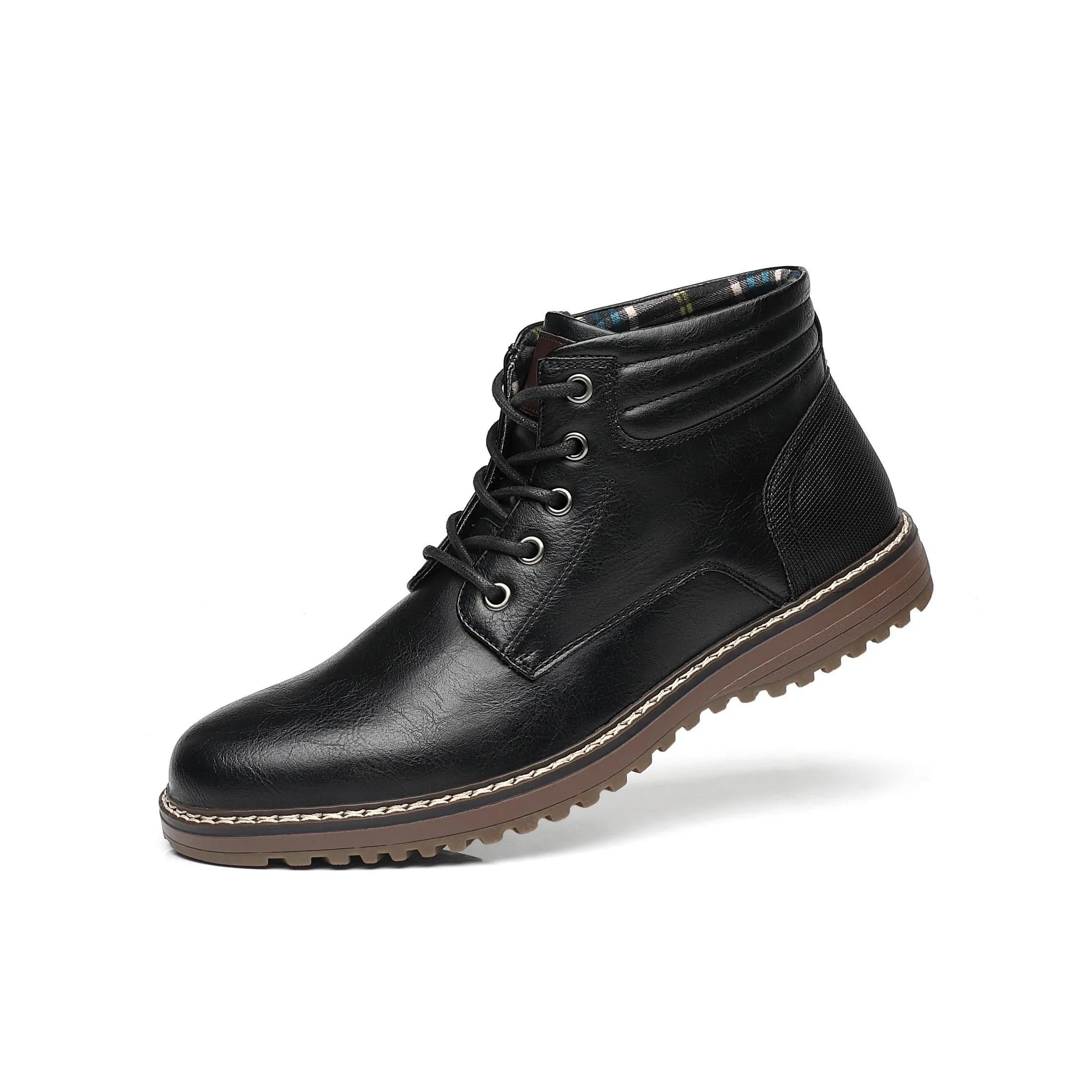 West Louis Luxury Handmade Leather Office Ankle Boots