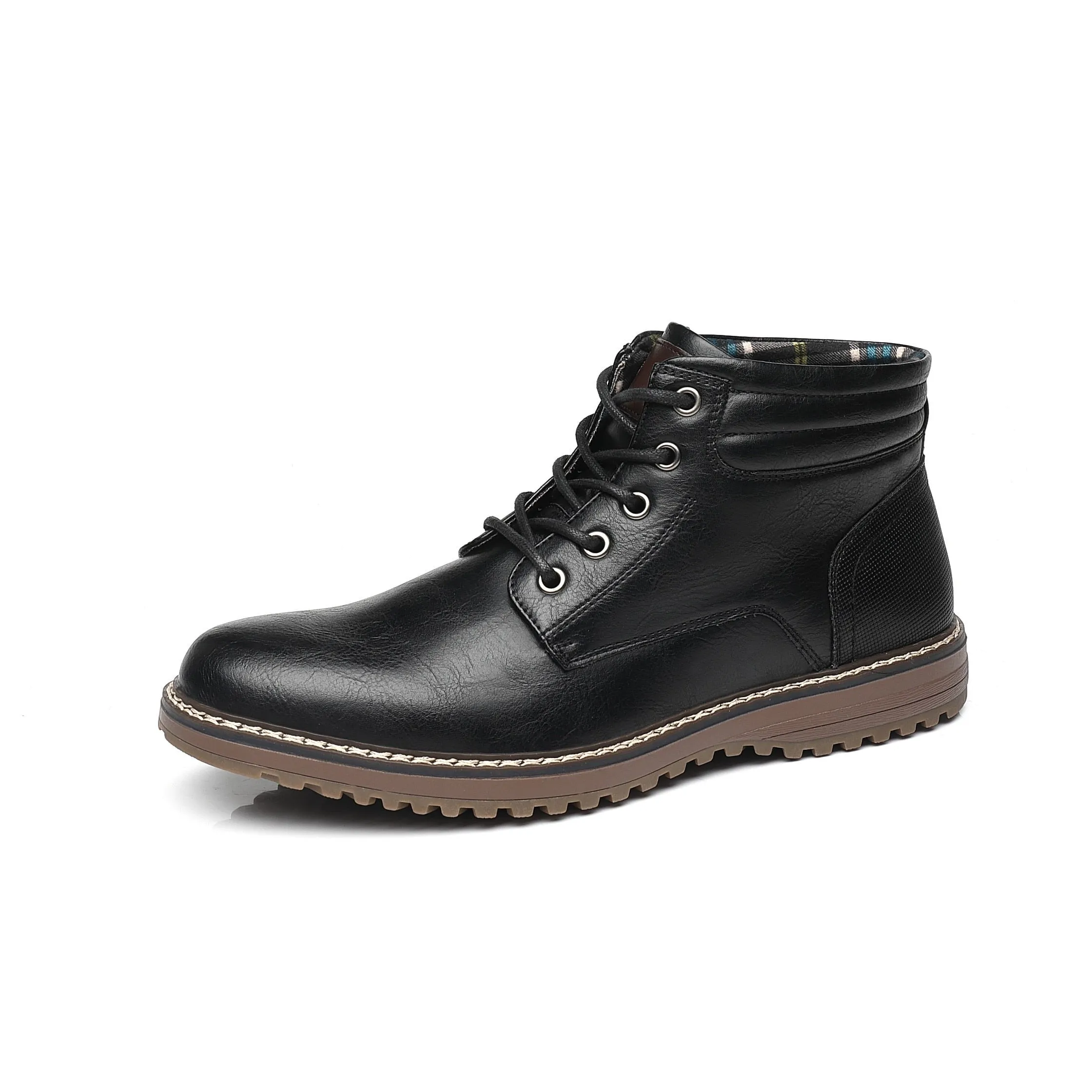 West Louis Luxury Handmade Leather Office Ankle Boots